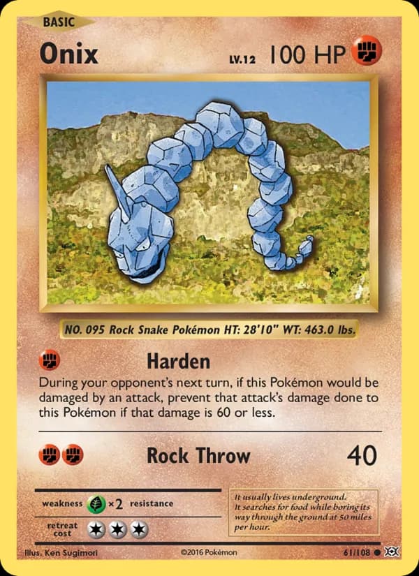 Onix 61/108, Evolutions
