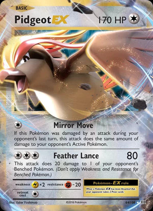 Pidgeot EX 64/108, Evolutions