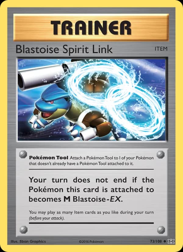 Blastoise Spirit Link 73/108, Evolutions