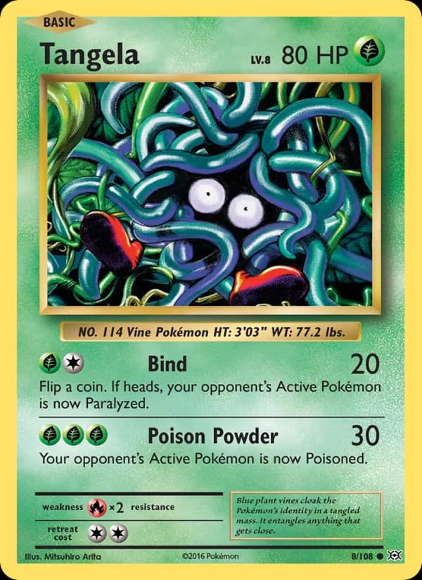 Tangela 8/108, Evolutions