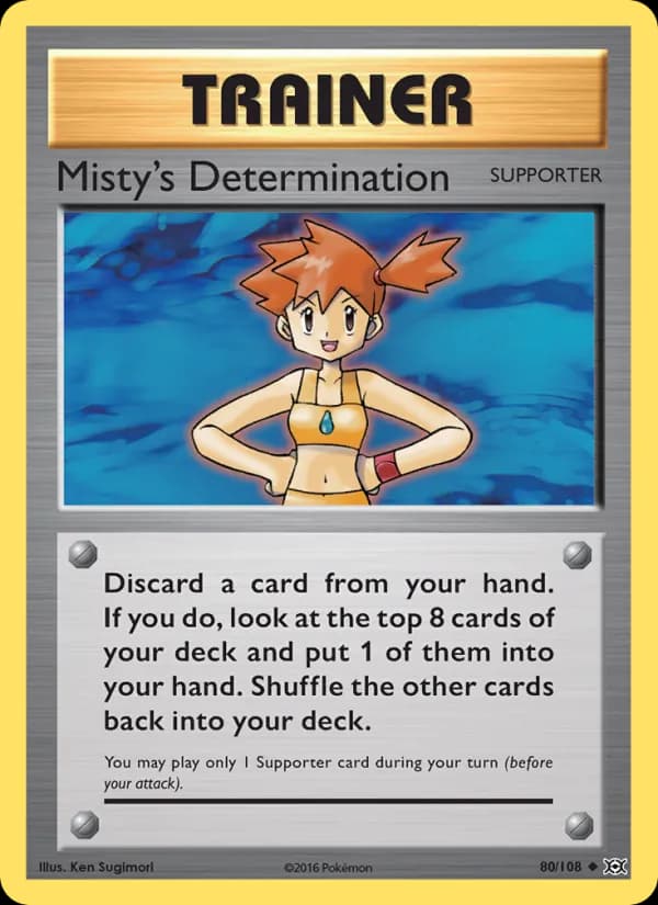 Misty's Determination 80/108, Evolutions