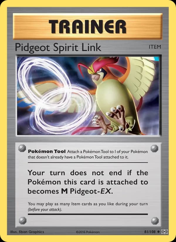 Pidgeot Spirit Link 81/108, Evolutions