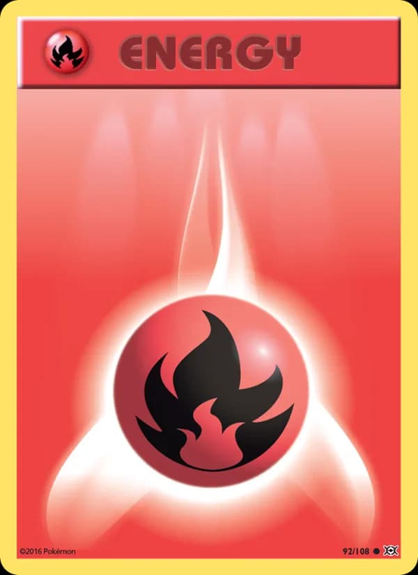 Fire Energy 92/108, Evolutions