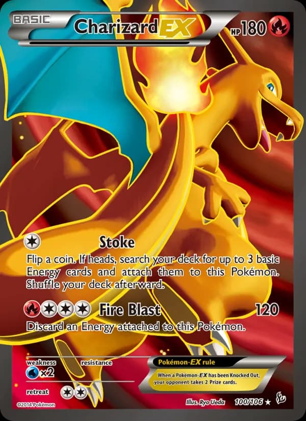 Charizard EX 100/106, Flashfire