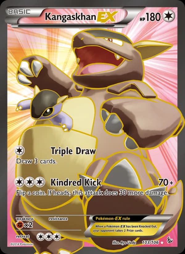 Kangaskhan EX 103/106, Flashfire