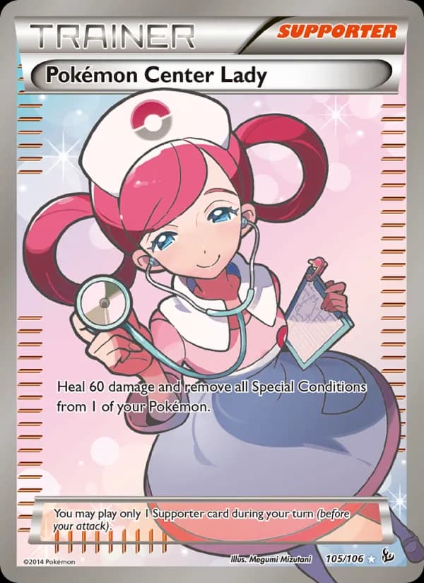 Pokémon Center Lady 105/106, Flashfire