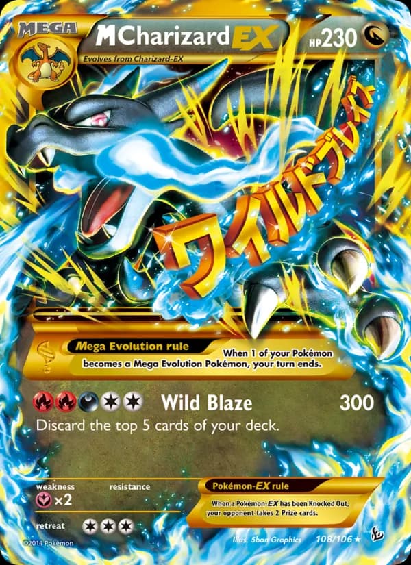 M Charizard EX 108/106, Flashfire