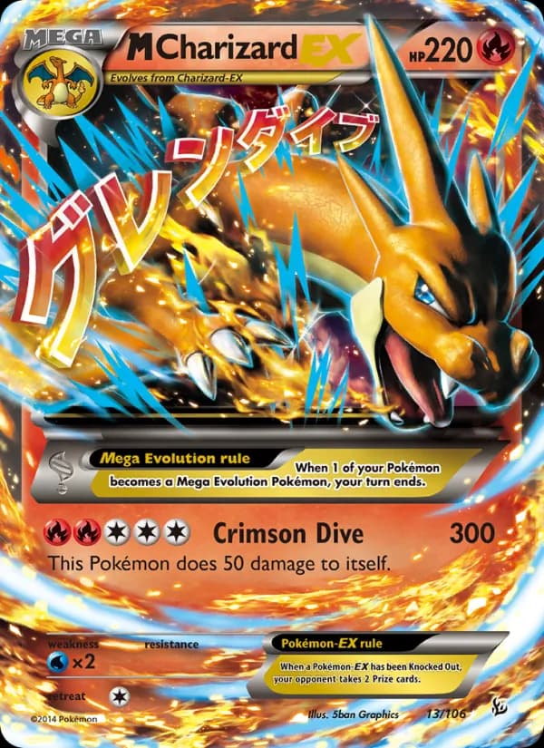 M Charizard EX 13/106, Flashfire