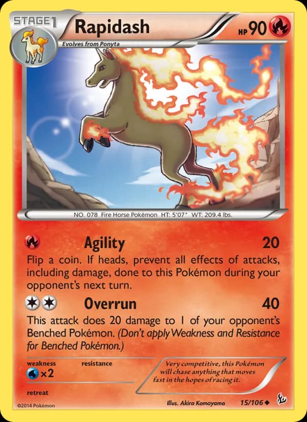 Rapidash 15/106, Flashfire
