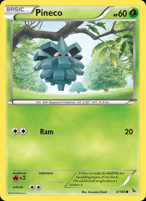 Pineco 4/106, Flashfire