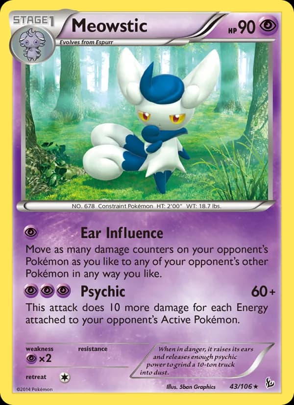 Meowstic 43/106, Flashfire