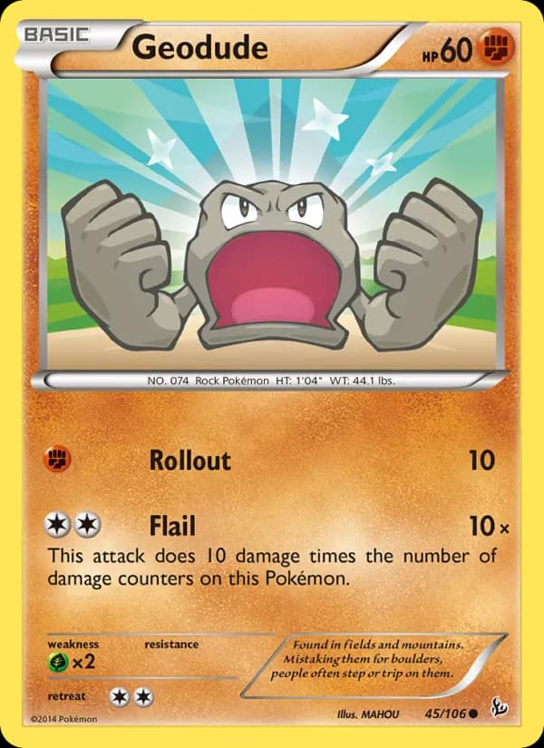 Geodude 45/106, Flashfire