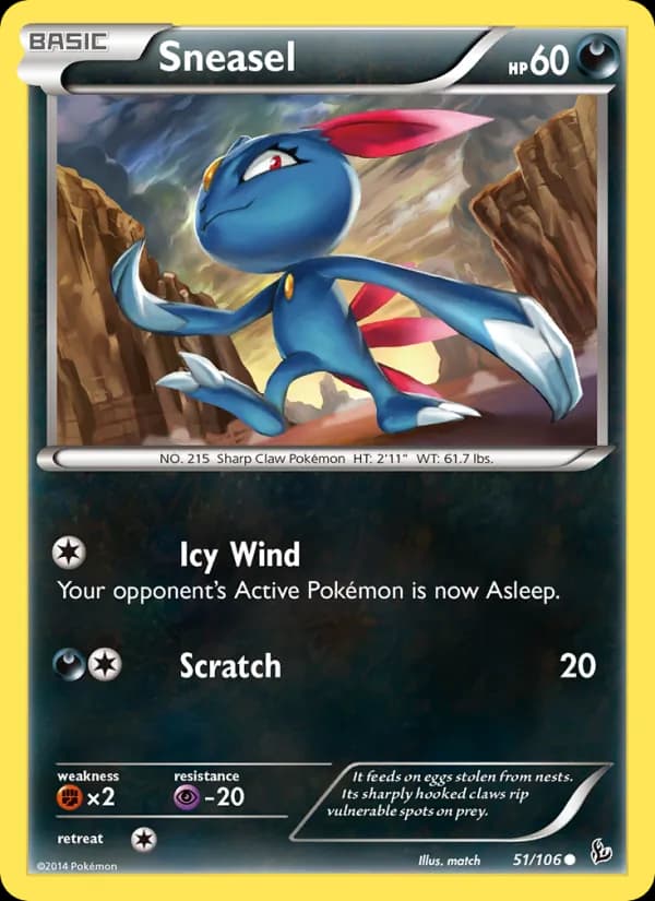 Sneasel 51/106, Flashfire