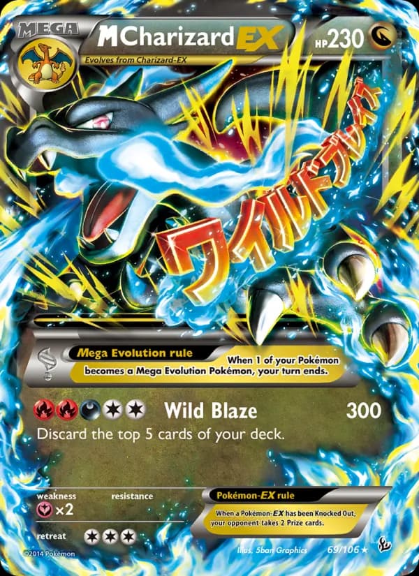 M Charizard EX 69/106, Flashfire