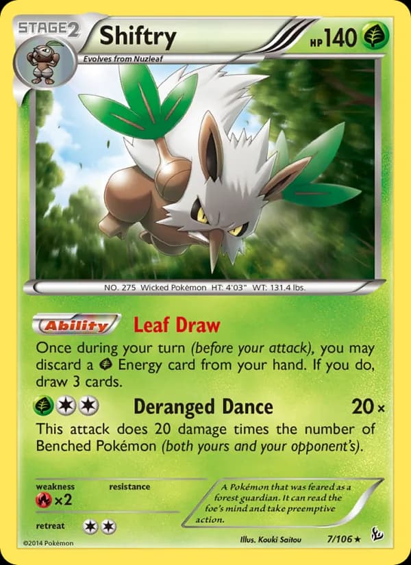 Shiftry 7/106, Flashfire