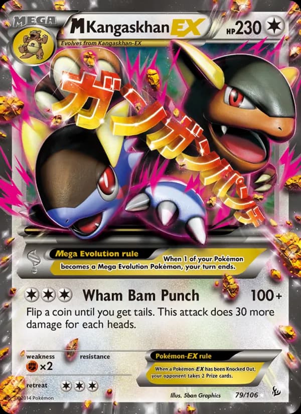 M Kangaskhan EX 79/106, Flashfire