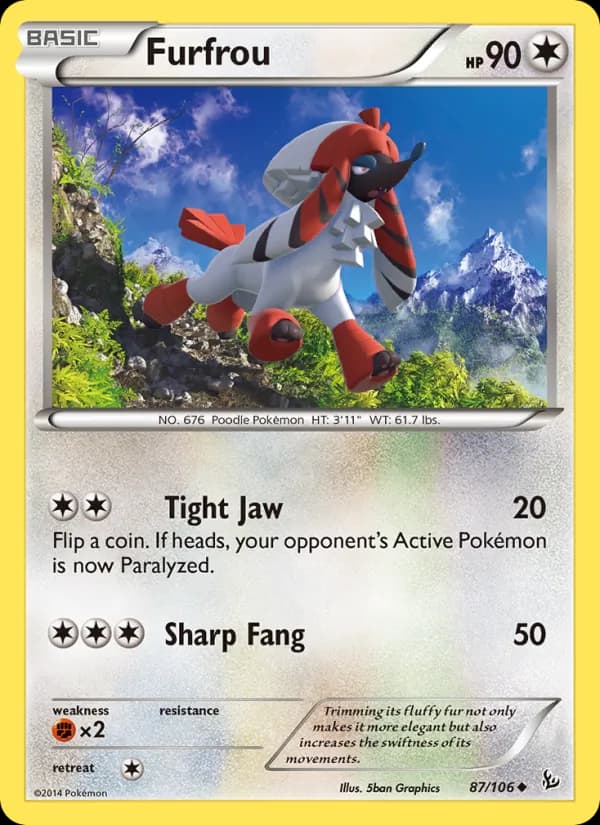 Furfrou 87/106, Flashfire