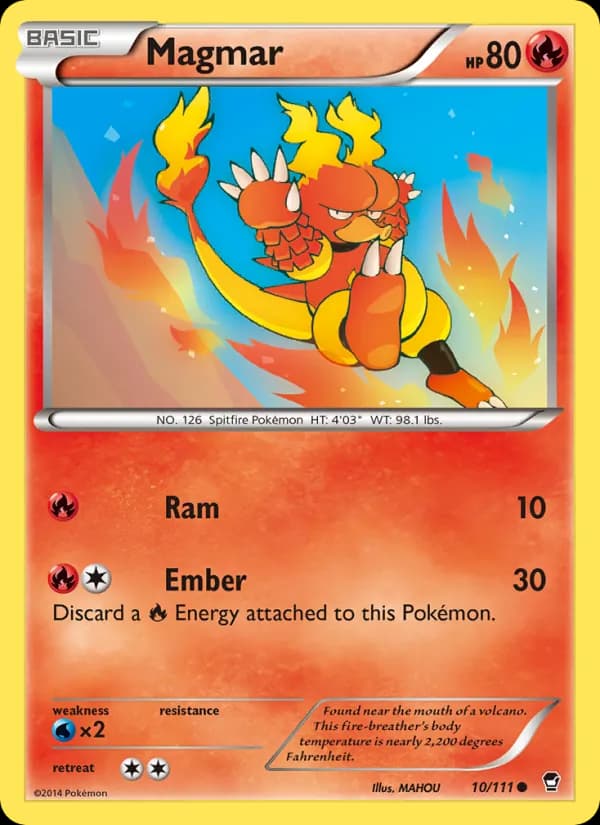 Magmar 10/111, Furious Fists