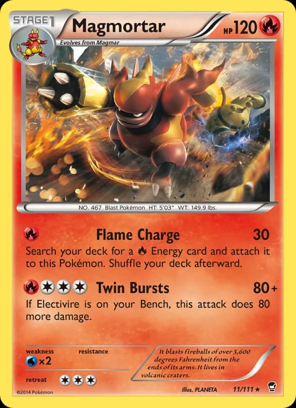 Magmortar 11/111, Furious Fists