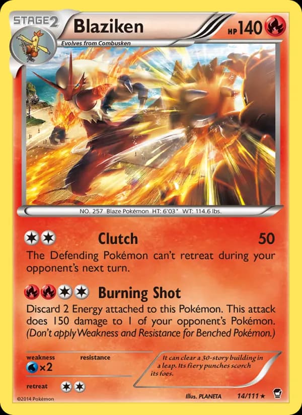 Blaziken 14/111, Furious Fists