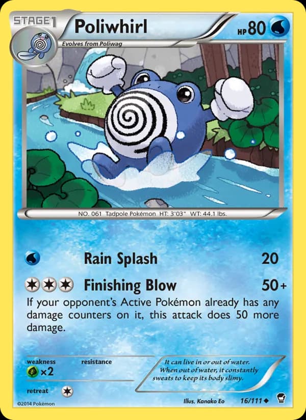 Poliwhirl 16/111, Furious Fists