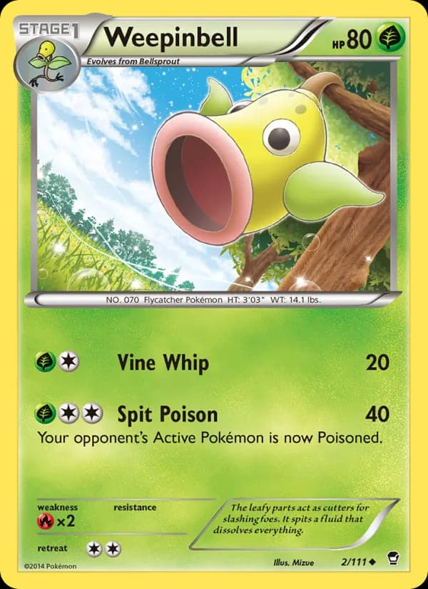 Weepinbell 2/111, Furious Fists