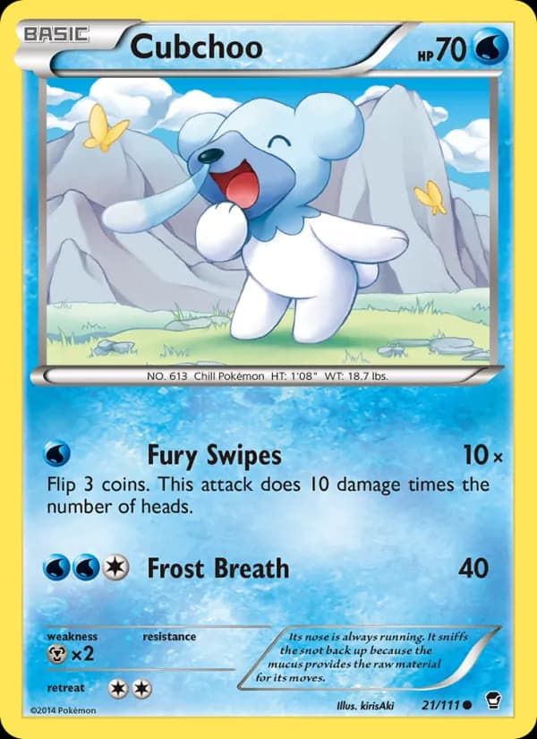 Cubchoo 21/111, Furious Fists