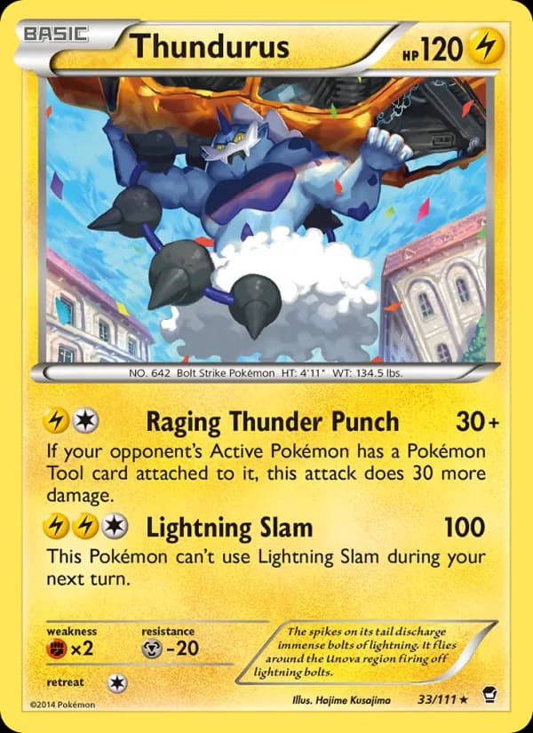 Thundurus 33/111, Furious Fists
