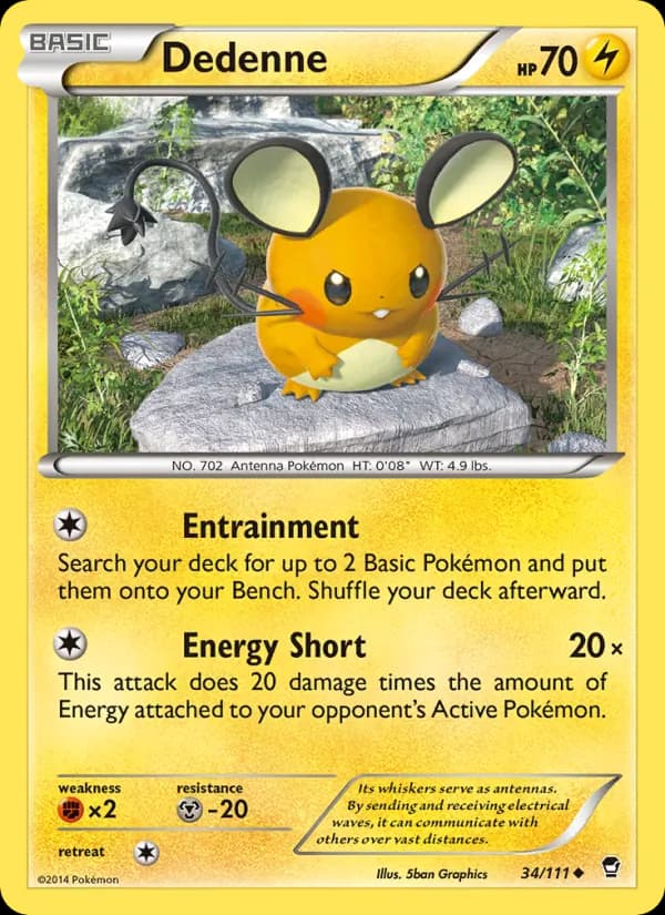 Dedenne 34/111, Furious Fists