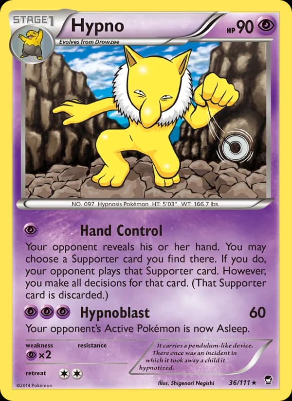 Hypno 36/111, Furious Fists