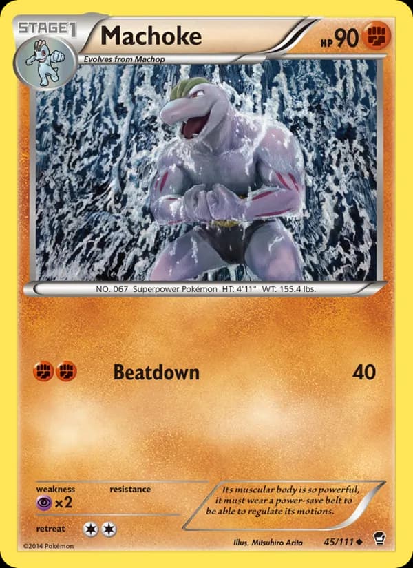 Machoke 45/111, Furious Fists
