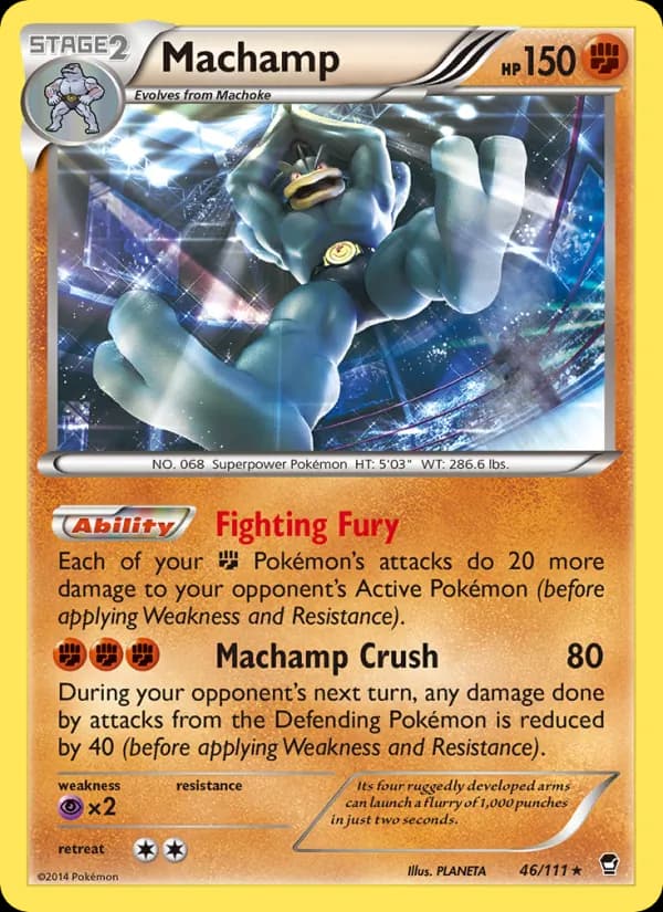 Machamp 46/111, Furious Fists
