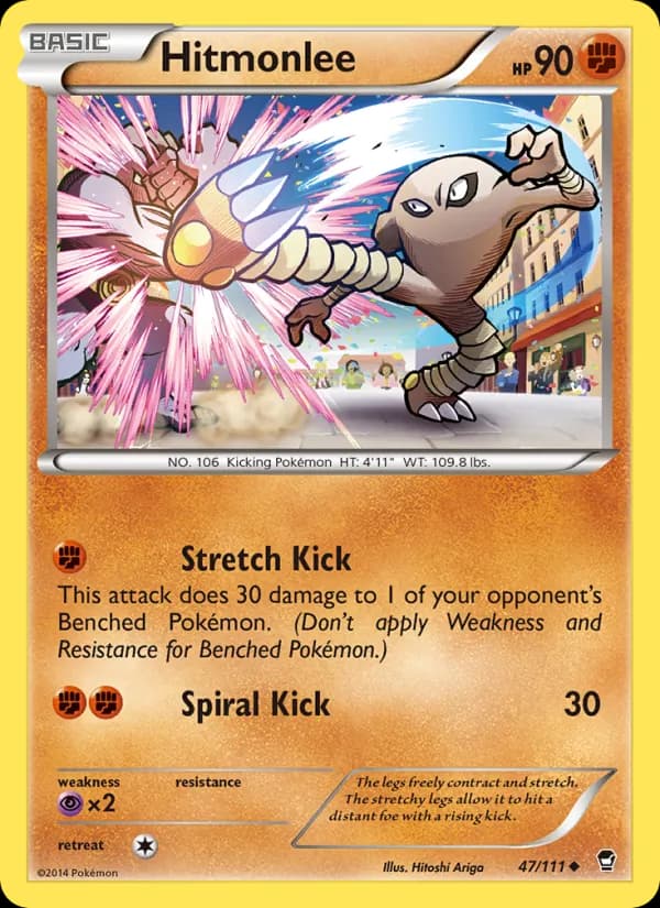 Hitmonlee 47/111, Furious Fists