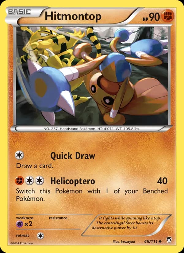 Hitmontop 49/111, Furious Fists