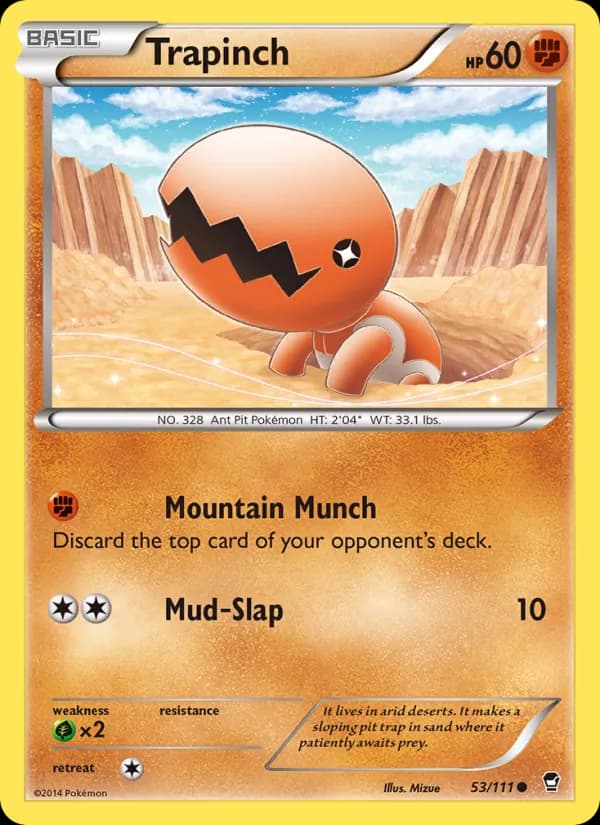 Trapinch 53/111, Furious Fists