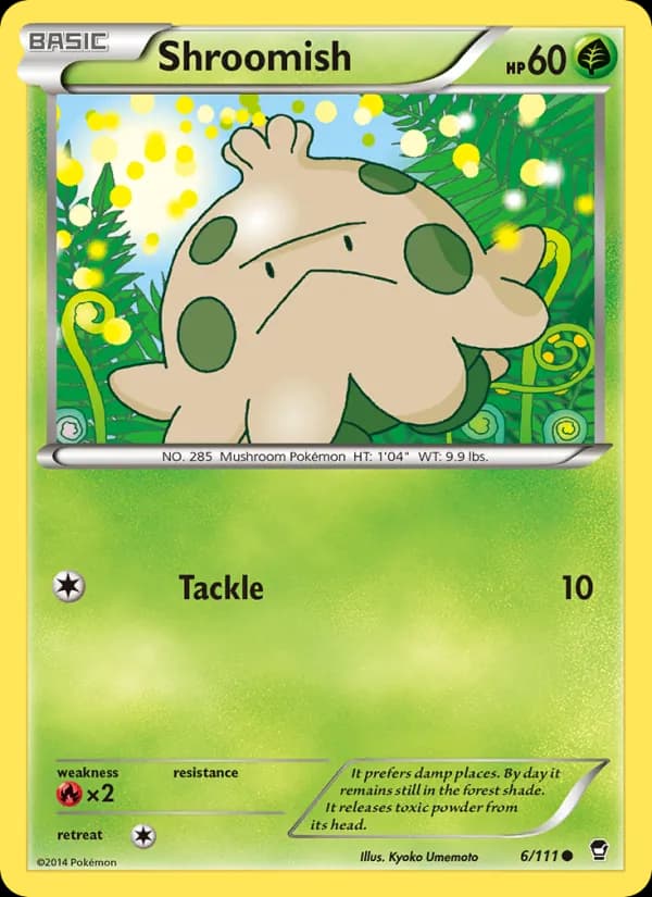 Shroomish 6/111, Furious Fists