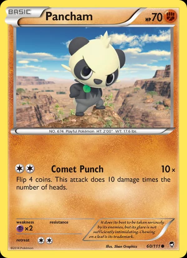 Pancham 60/111, Furious Fists