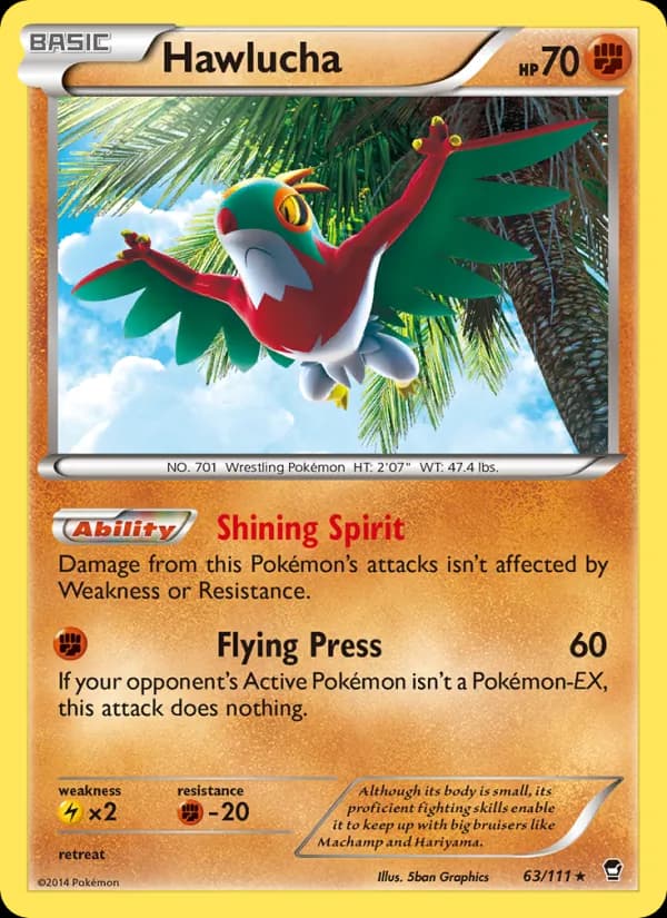 Hawlucha 63/111, Furious Fists