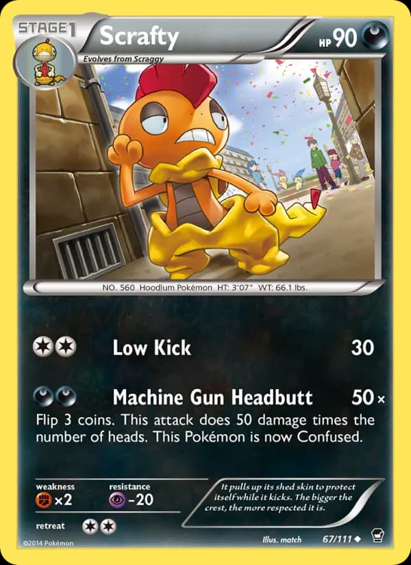 Scrafty 67/111, Furious Fists
