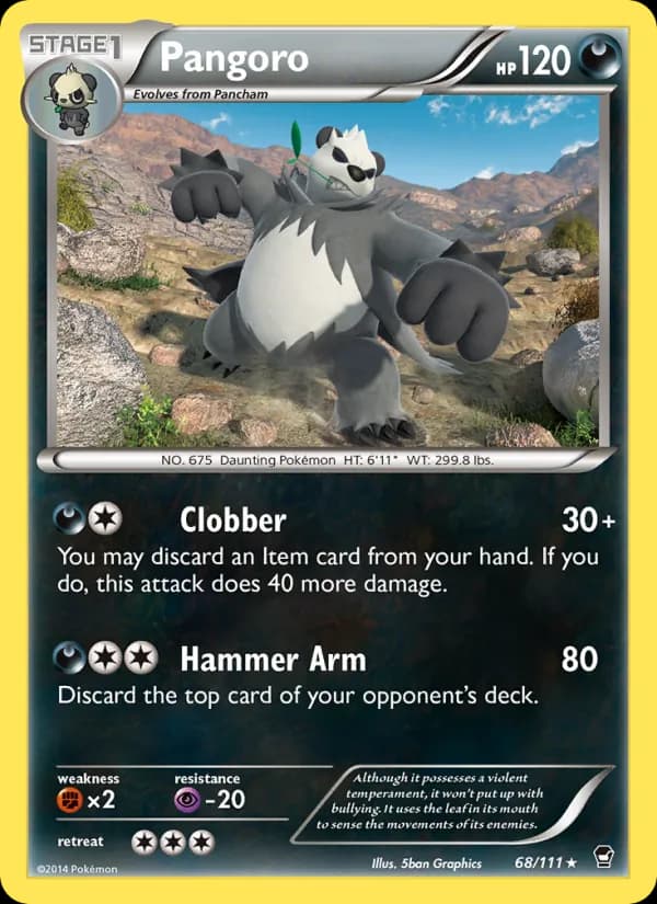 Pangoro 68/111, Furious Fists