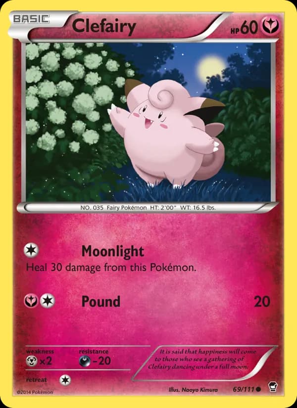 Clefairy 69/111, Furious Fists