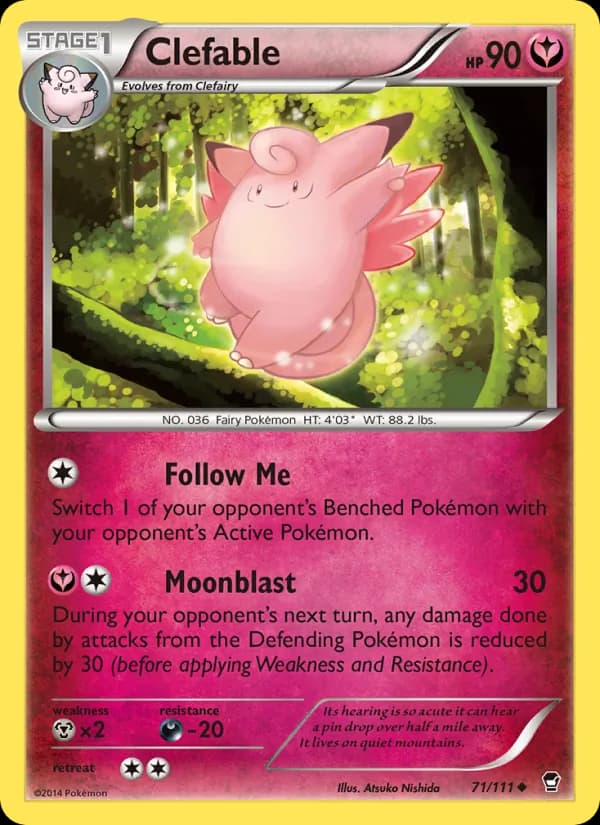 Clefable 71/111, Furious Fists