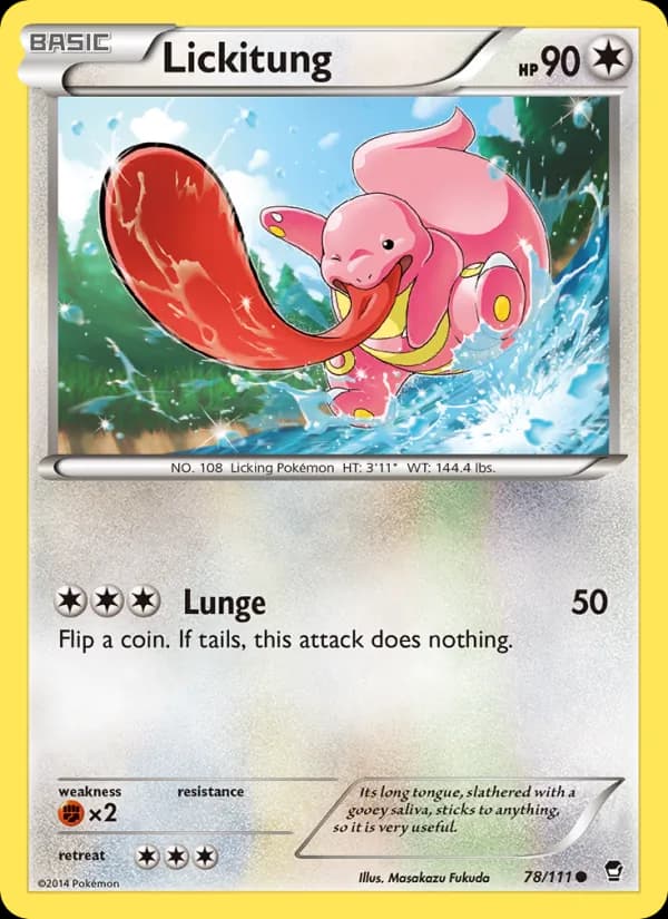 Lickitung 78/111, Furious Fists
