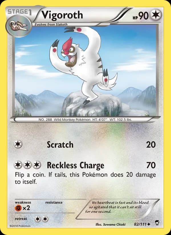 Vigoroth 82/111, Furious Fists