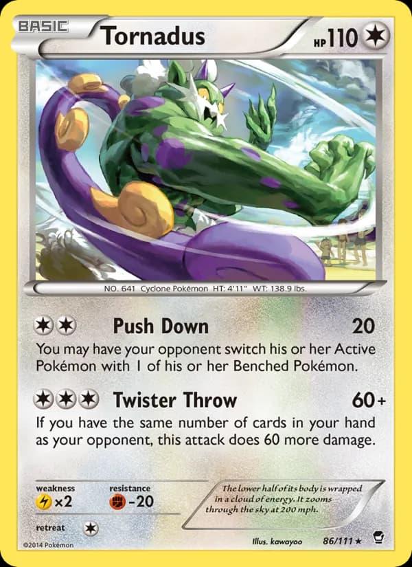 Tornadus 86/111, Furious Fists