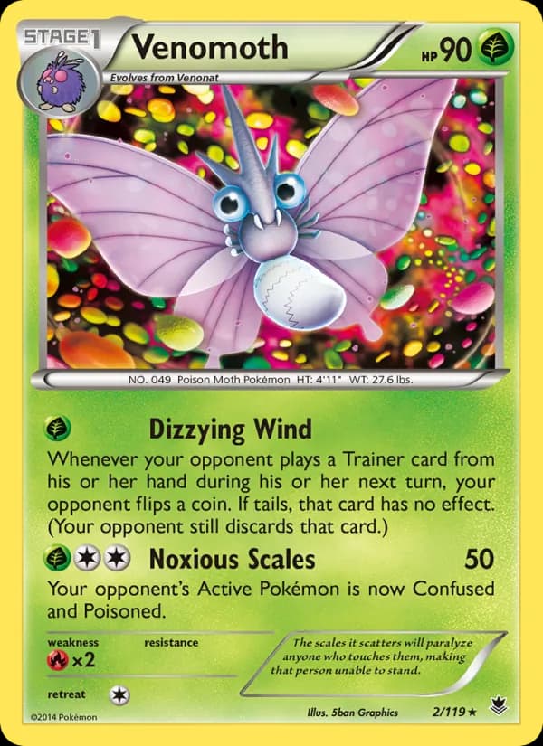 Venomoth 2/119, Phantom Forces