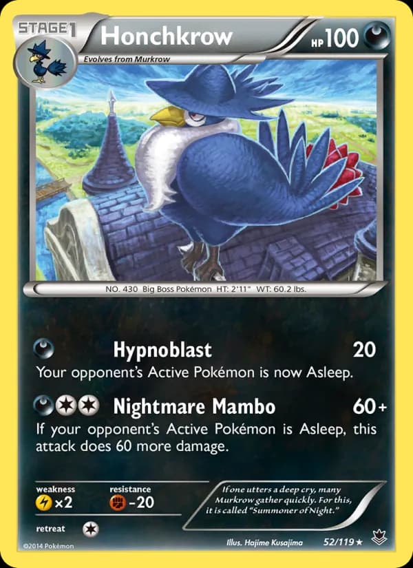 Honchkrow 52/119, Phantom Forces