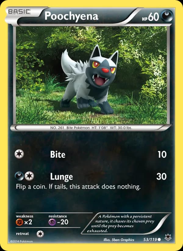 Poochyena 53/119, Phantom Forces
