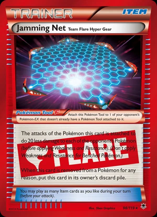 Jamming Net Team Flare Hyper Gear 98/119, Phantom Forces