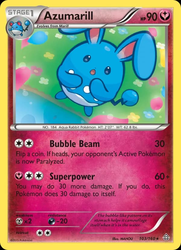 Azumarill 103/160, Primal Clash